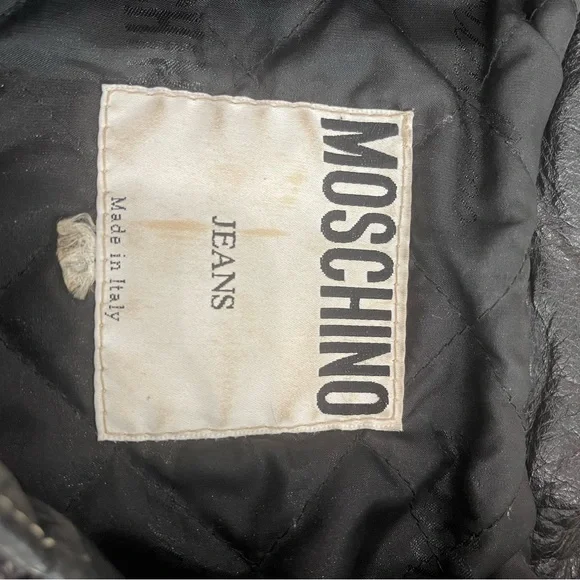 Vintage love Moschino Red and Black Fringe Jacket - Picture 8 of 16